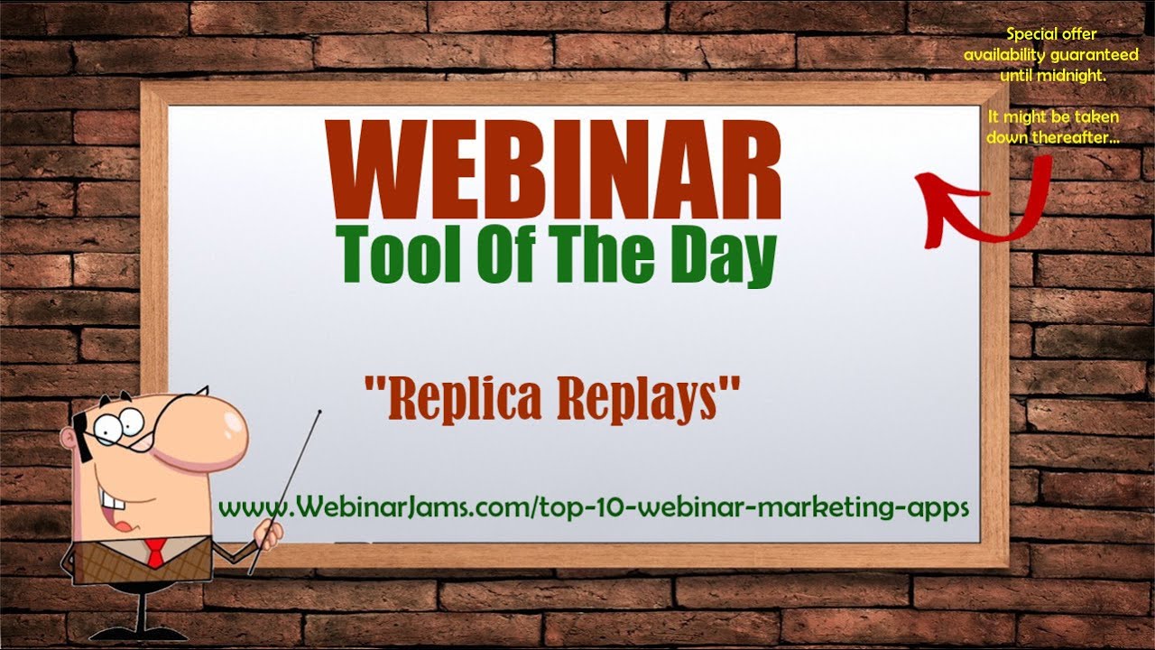 Best Marketing Webinar Tools - The Replica Replays Webinar Tool