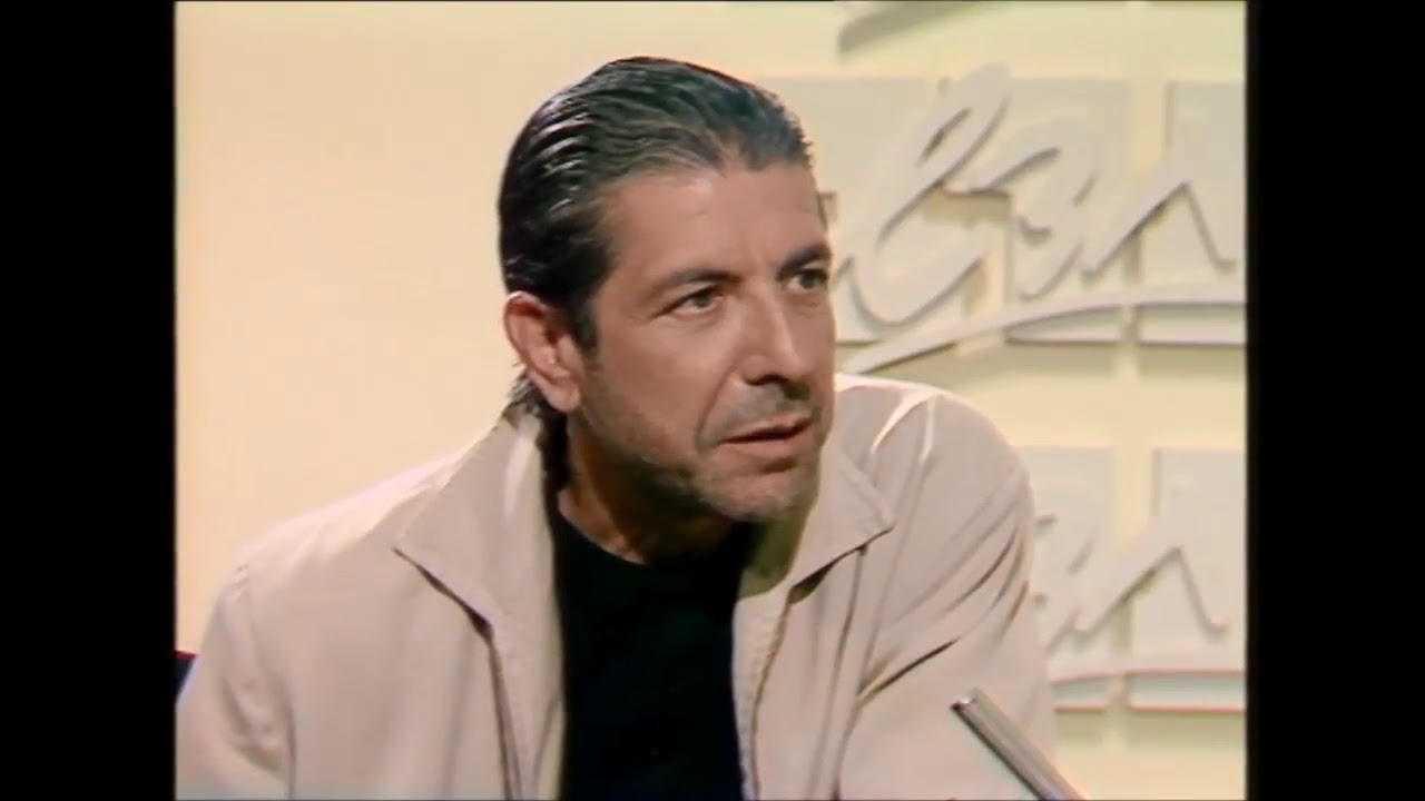 Leonard Cohen on Israeli TV, 1985, a rare interview
