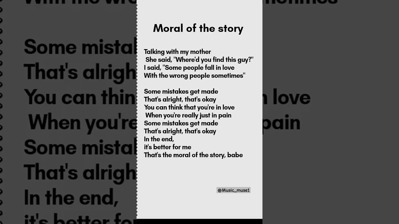 Moral of the story Song by Ashe #song #music #lyrics #cover #lyricvideo #ashe