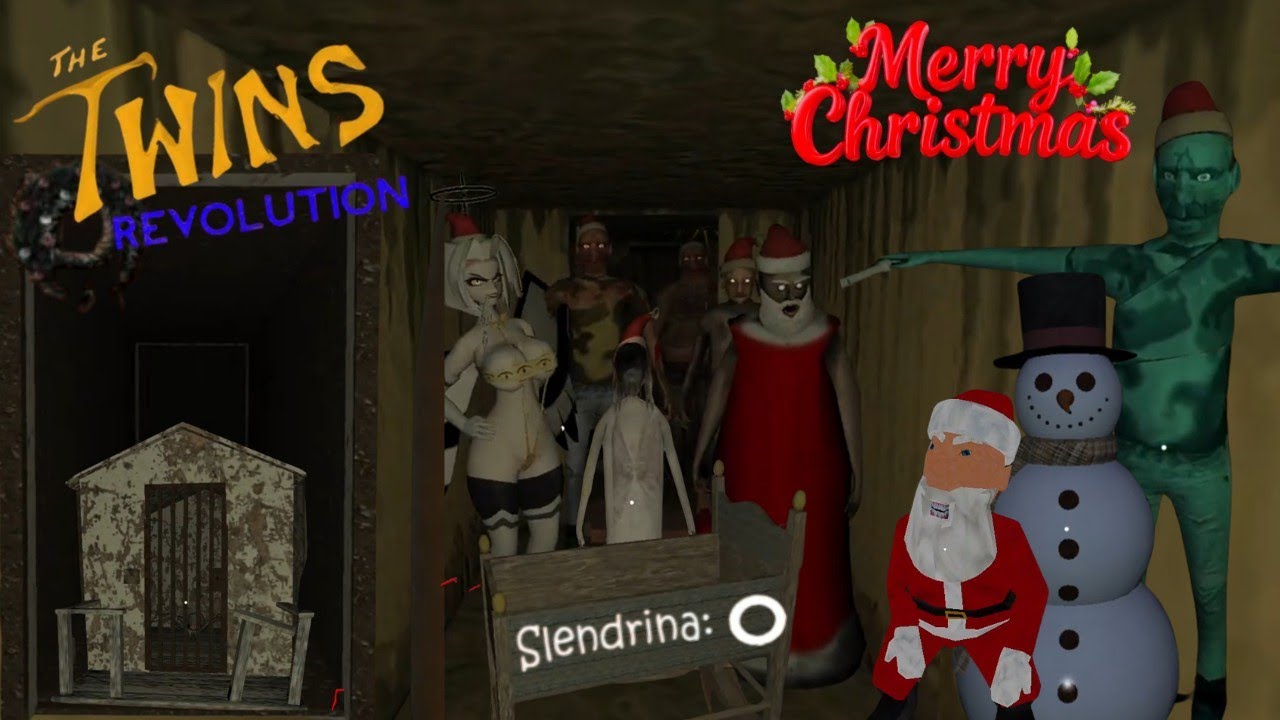 Completing All the Puzzles And Killing Slendrina In The Twins Revolution New Update Version 1.9!!