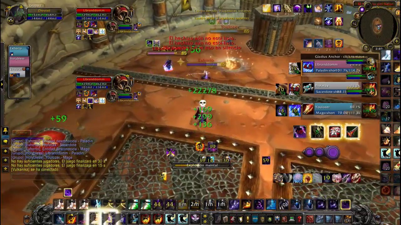 Zhoutaii 5 - Shadow Priest - Arenas 3v3 +3.000 - (Fireplay) - [4.3.4]