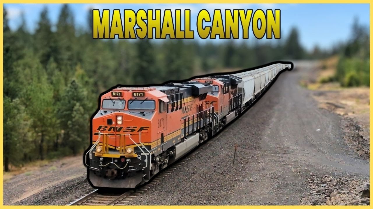 A Busy Day On BNSF's Spokane & Lakeside Subdivisions