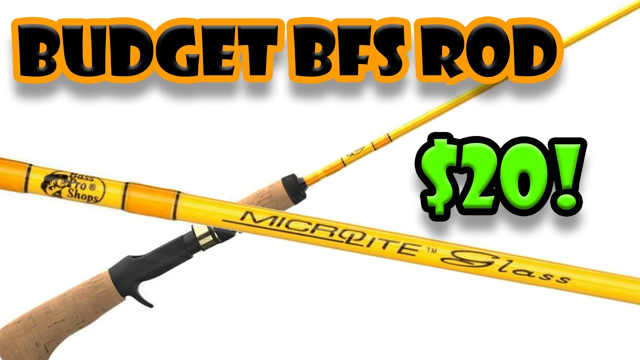 Bass Pro Shops Micro Lite Glass Casting Rod - Budget BFS Rod