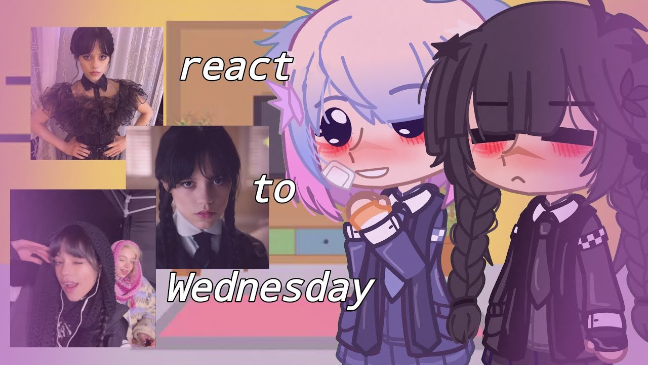 Nevermore students+ Tyler react to // Wednesday // Wenclair | 1/?
