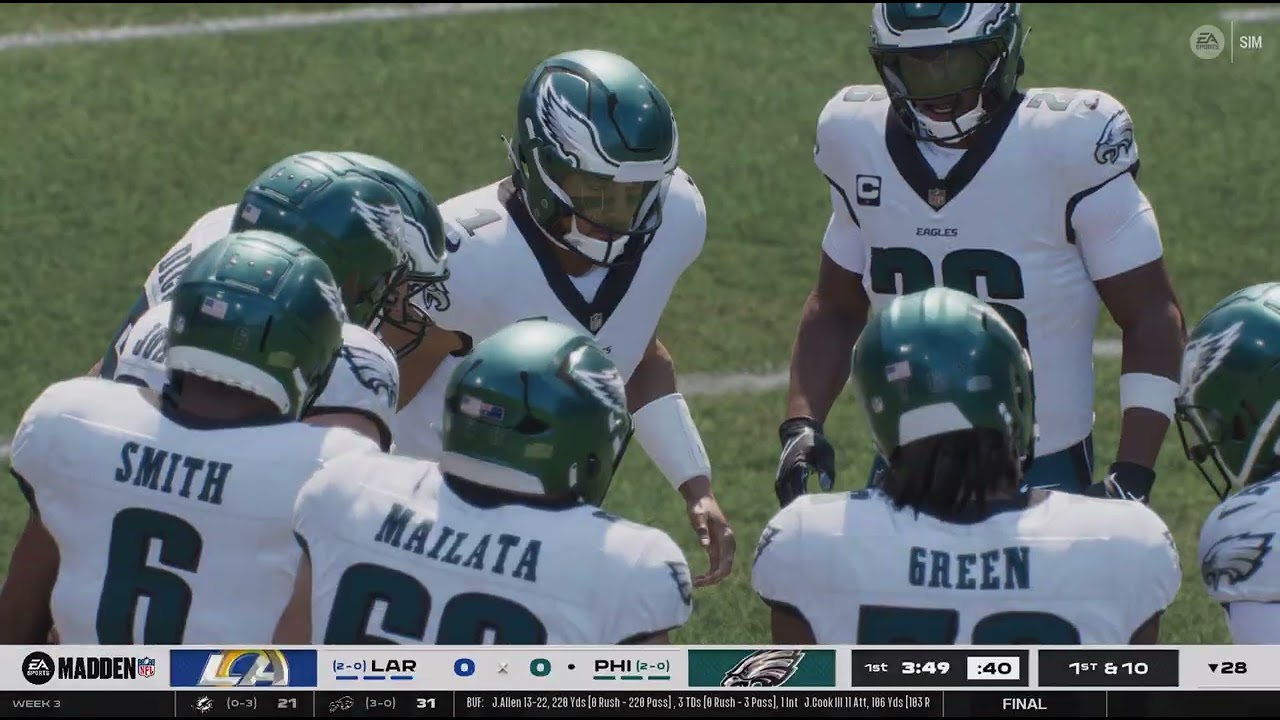 Madden NFL 26 Rams&Eagles Week 3