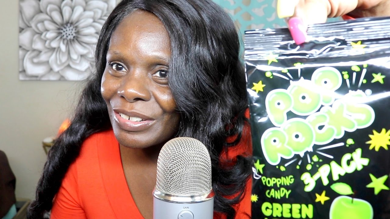 Eating Pop Rocks Candy ASMR Mouth Sounds/Sour Apple