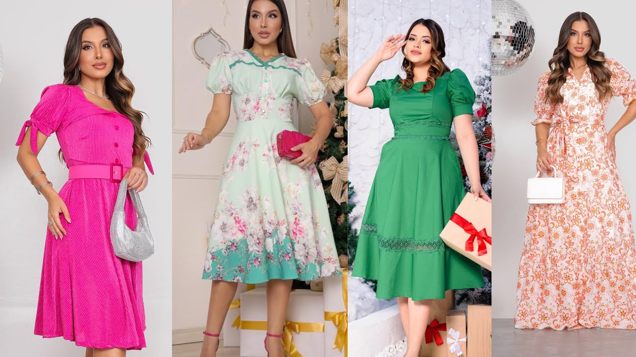 VESTIDOS HERMOSOS E ELEGANTE MODA Y TENDÊNCIA 2023  #modaevangélica #vestidosbonitos #vestido