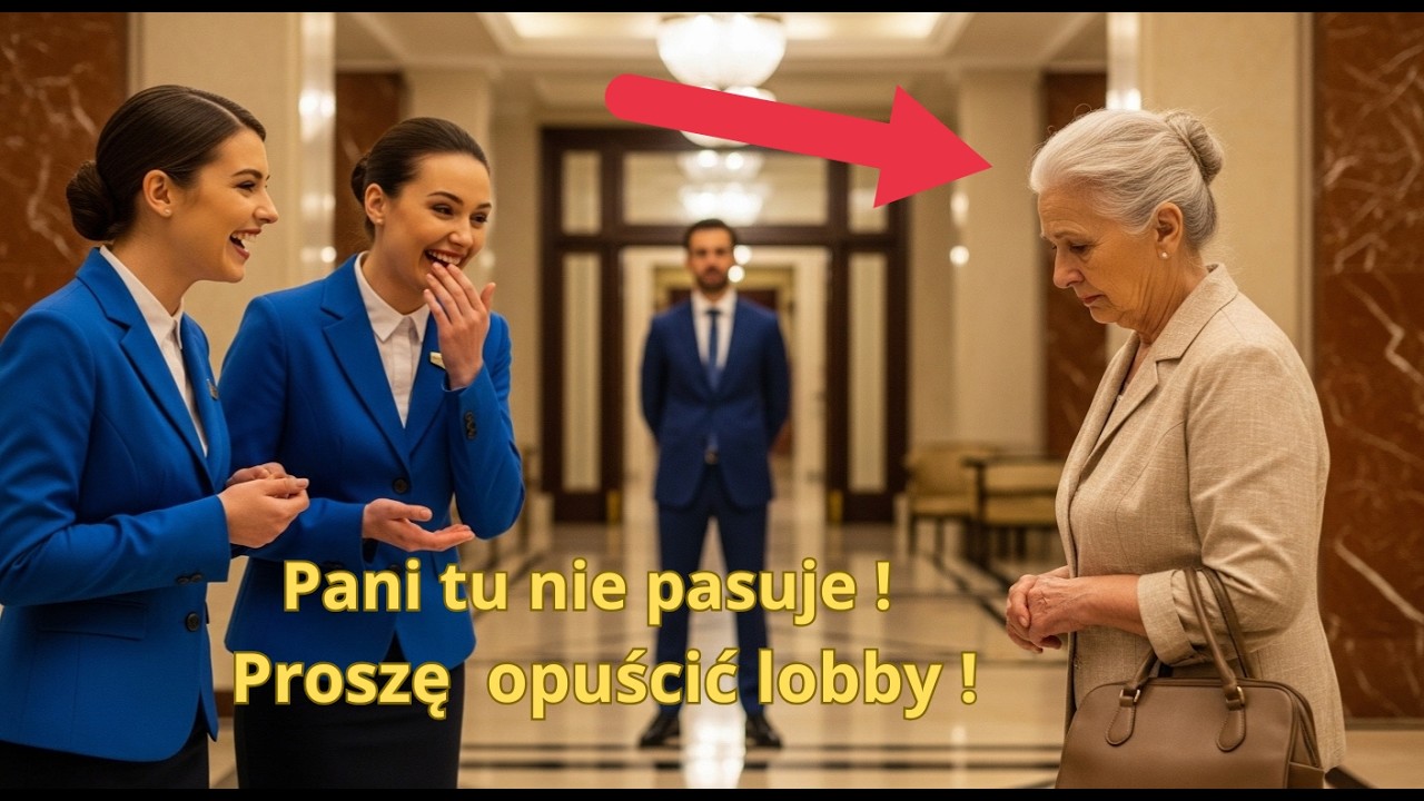 Uznali, że nie pasuje do luksusowego hotelu… wtedy najważniejszy gość powiedział: to moja mama !