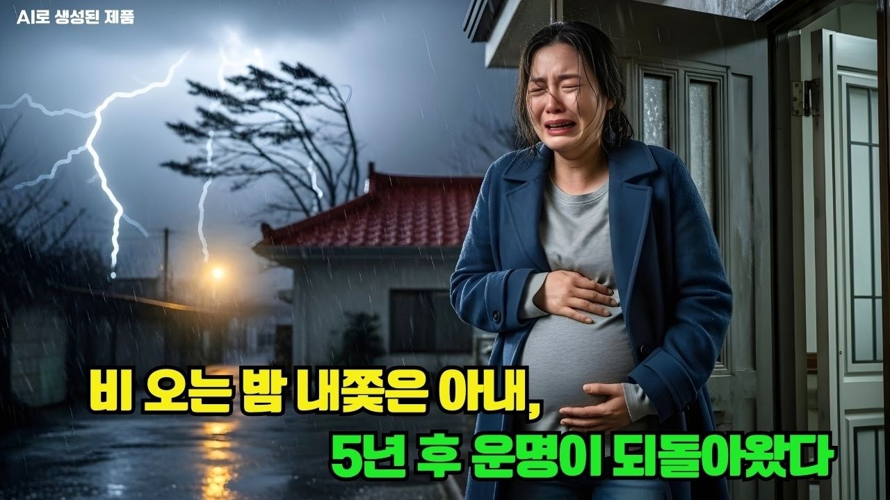 폭우 치는 밤 임신한 아내를 내쫓은 남자, 5년 후 그녀 곁의 아이가 가문이 갈망하던 유일한 후계자였다