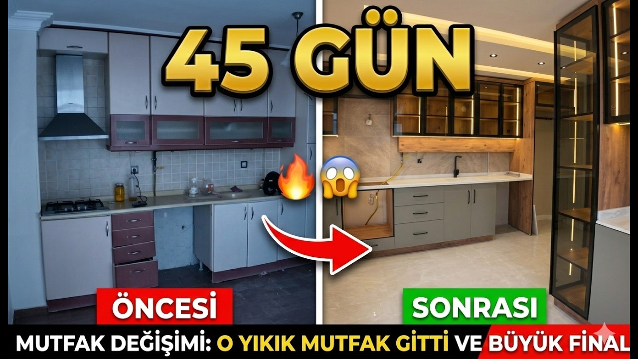 Bu Ev 45 Gün Önce BU HALDEYDİ?! | İnanılmaz Before/After Ev Dönüşümü