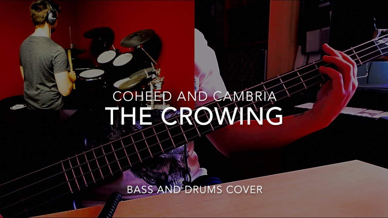 The Crowing - Coheed and Cambria - Bass and Drums Cover with bass tabs