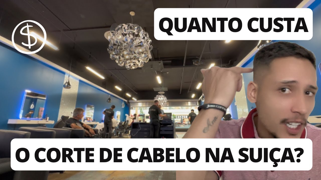 VAMOS CORTAR O CABELO NA SUÍÇA 🇨🇭 CABELELEIRO NA SUÍÇA GANHA DINHEIRO? #suica
