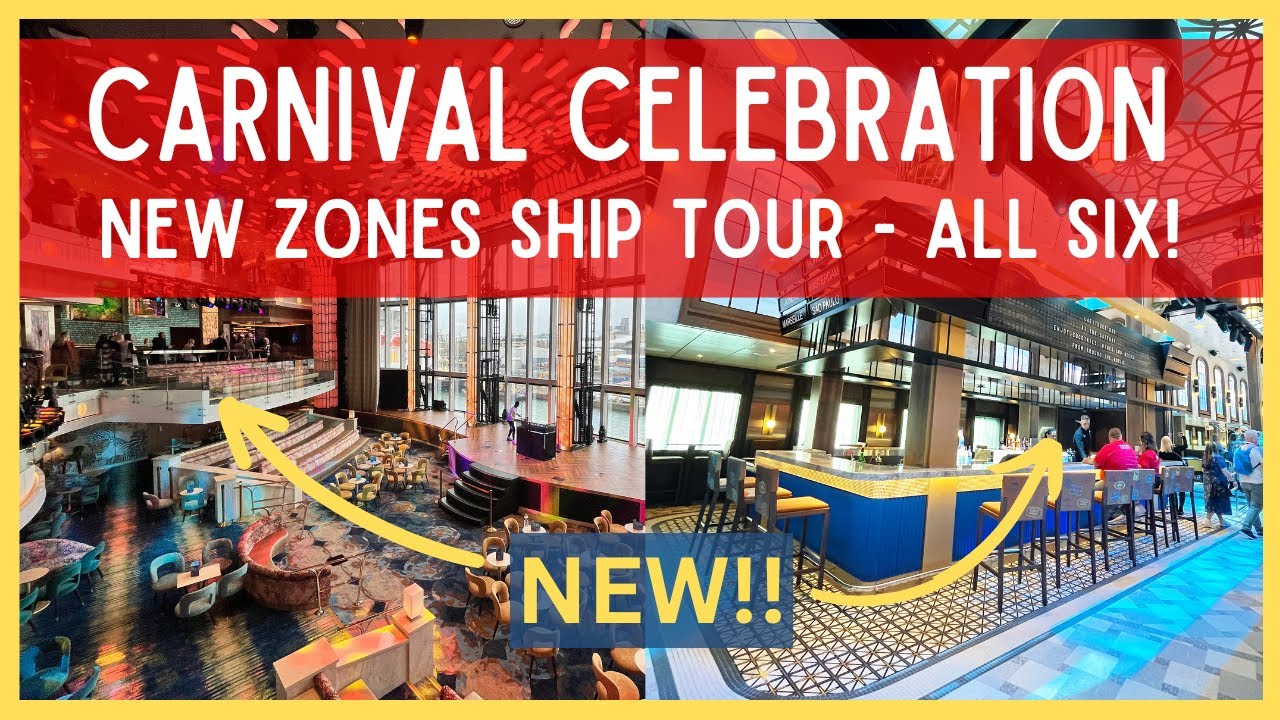 Carnival Celebration Ship Tour - NEW ZONES REVEALED!