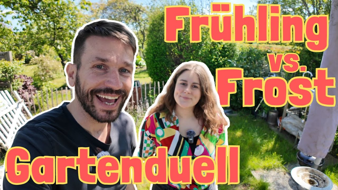 Gartenrundgang im April: mit Garten-Duell: Robert vs. Adonia Wissenscheck im Berliner Kleingarten