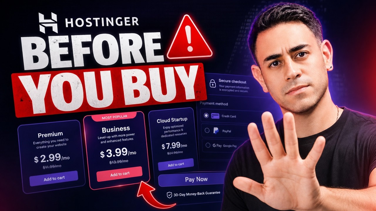 Разбираю все тарифы хостинга Hostinger за 10 минут