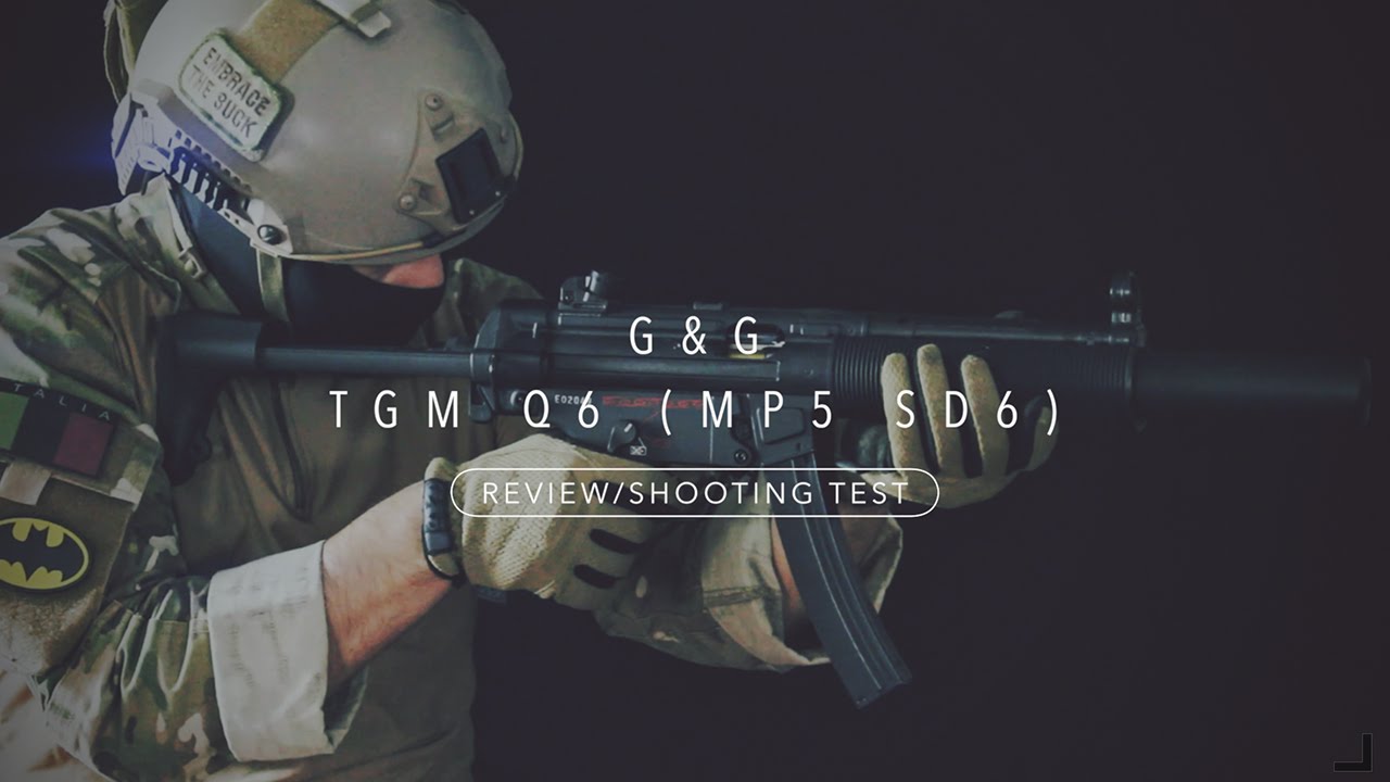 G&G Top Tech TGM Q6 (MP5 SD6) Blowback [Review/Shooting Test]