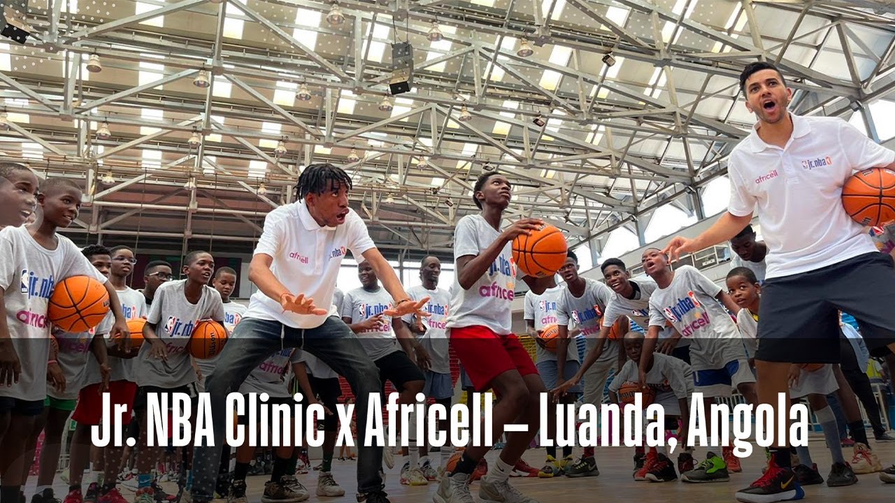 Jr NBA Clinic in Luanda Angola
