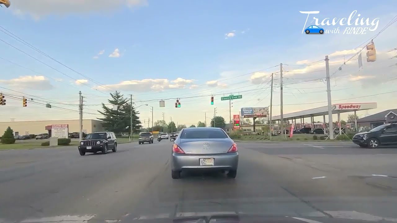 Driving Through Indianapolis Streets