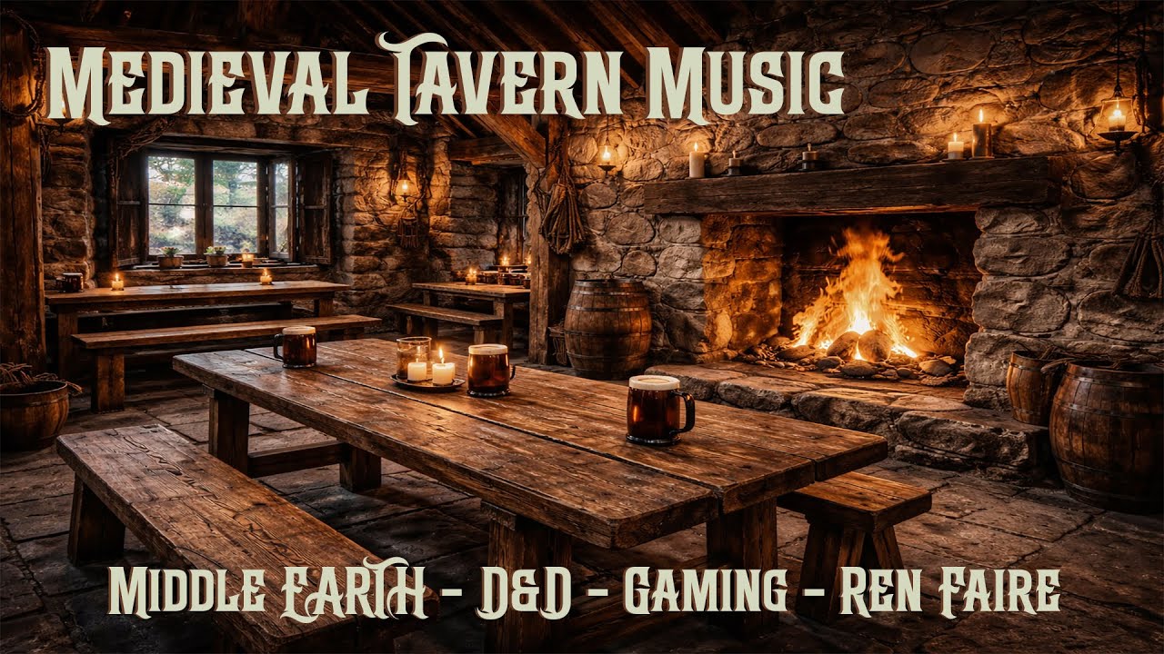 Medieval Tavern Ambience & Music | Fantasy Folk for D&D, RPGs & Ren Faire