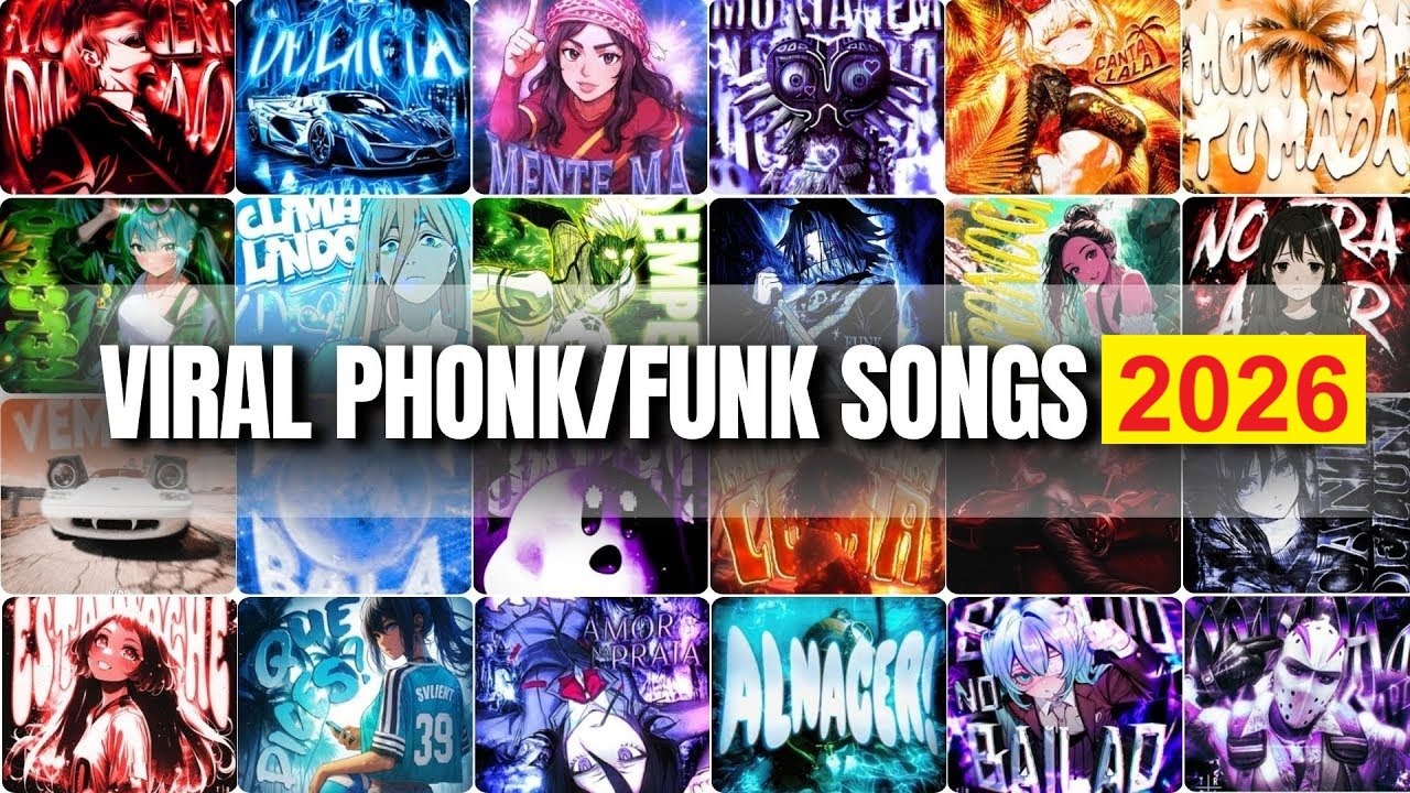 TOP 10 MOST VIRAL PHONKFUNK 🔥 TRENDING PHONK PLAYLIST