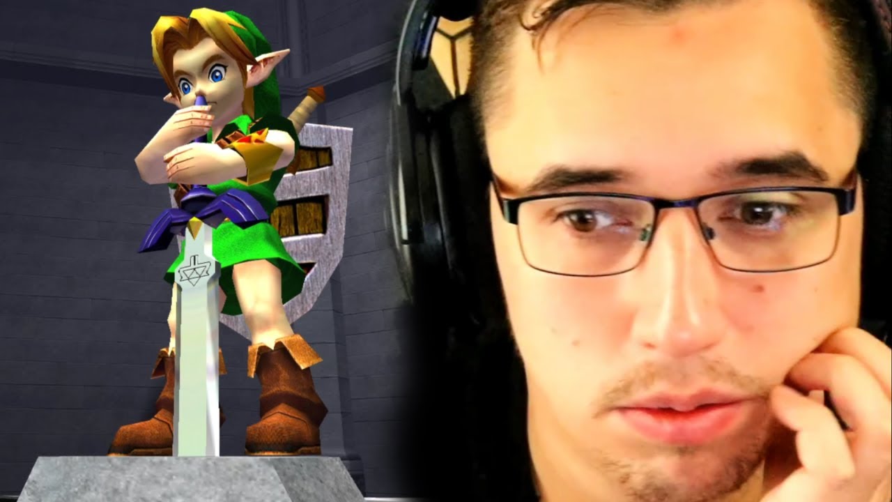So this is what happens when you get The Master Sword in Ocarina Of Time!