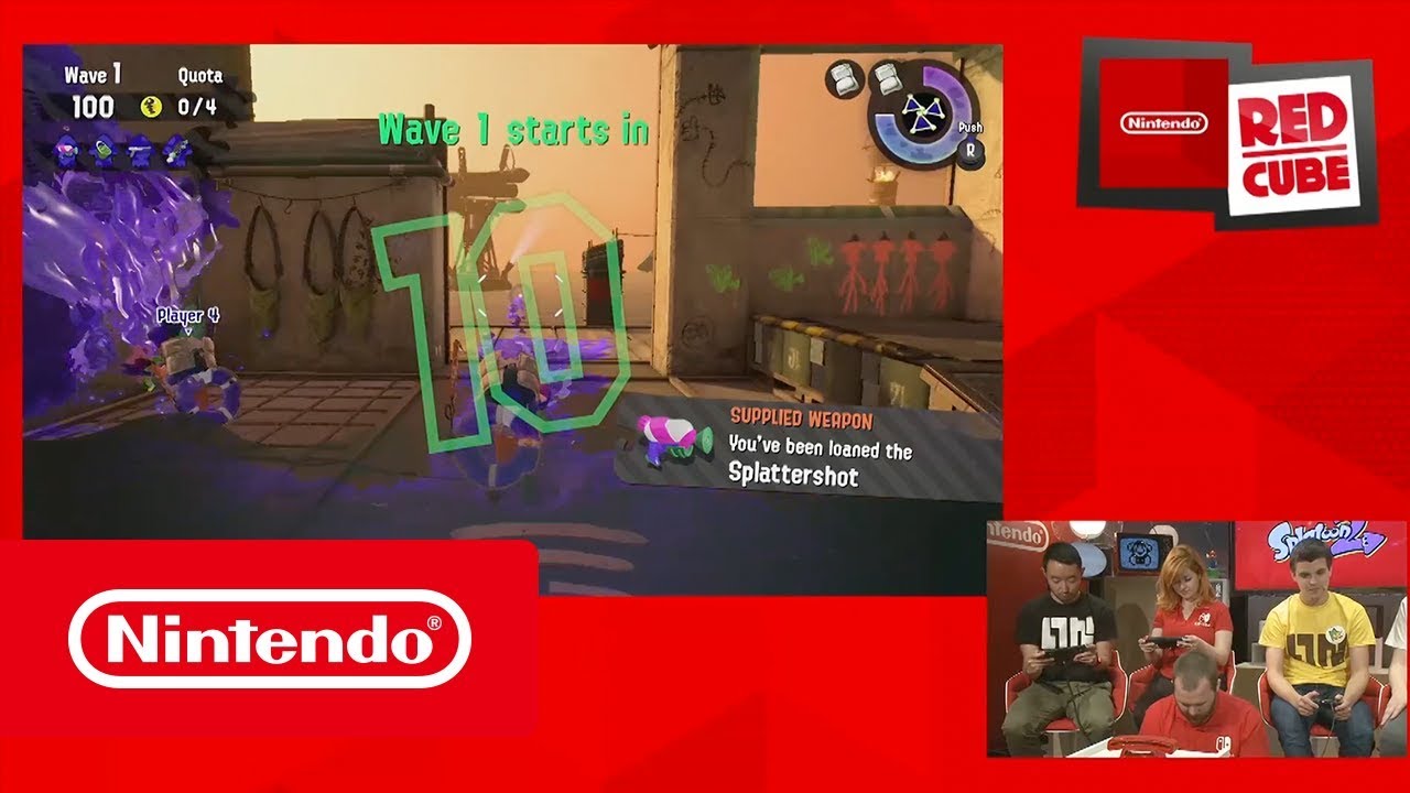 Splatoon 2 &ndash; Salmon Run gameplay - gamescom 2017 (Nintendo Switch)