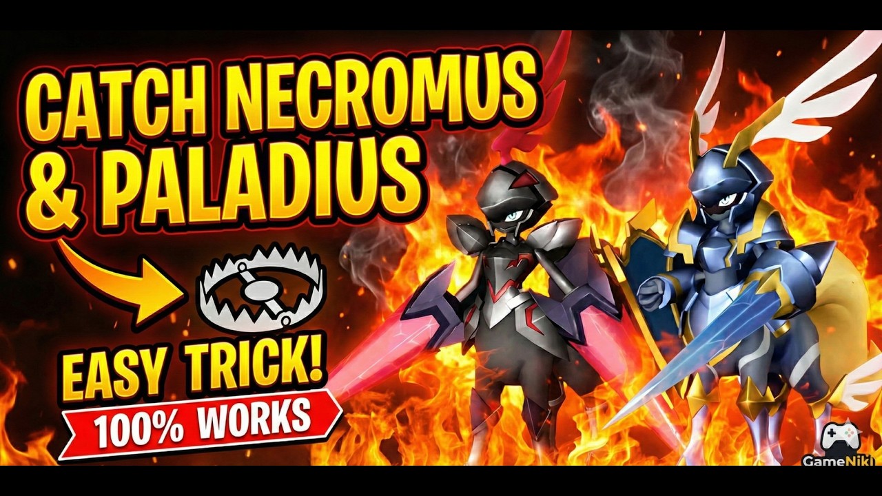Catch Necromus & Paladius WITHOUT Fighting! 🔥 (Easy Fire Trick)
