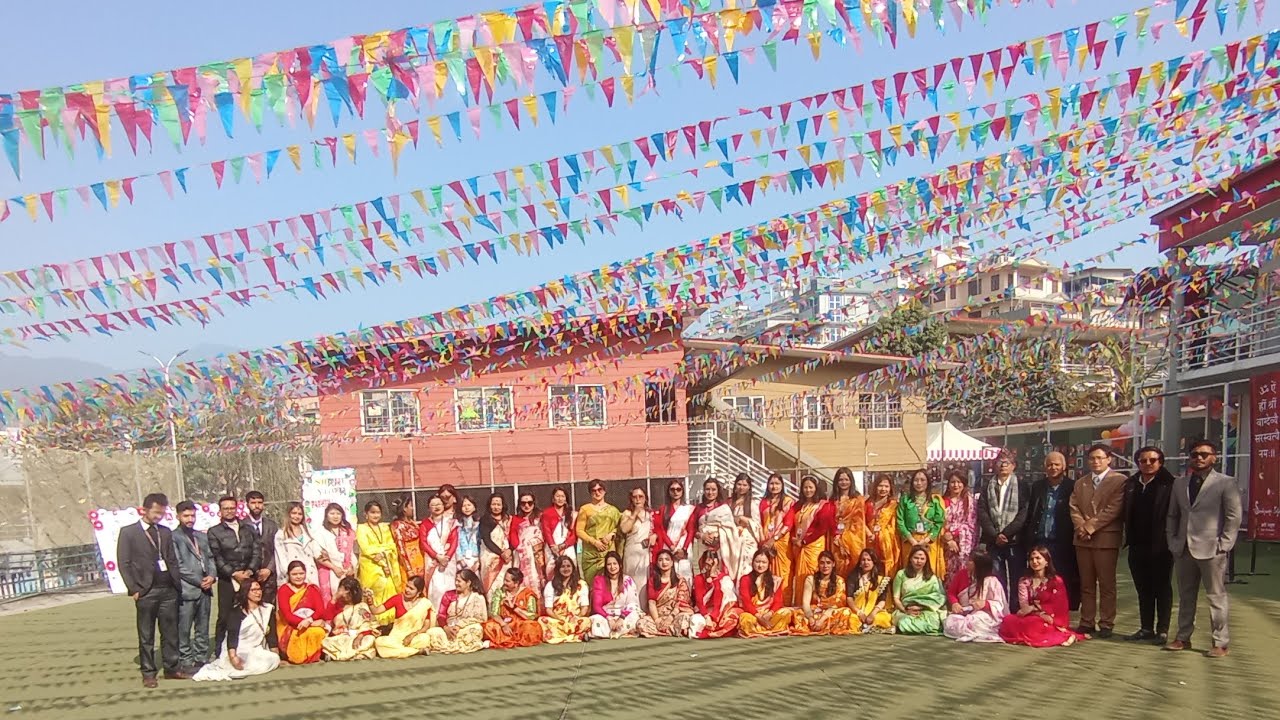 Api school saraswati puja 2082 /10/09