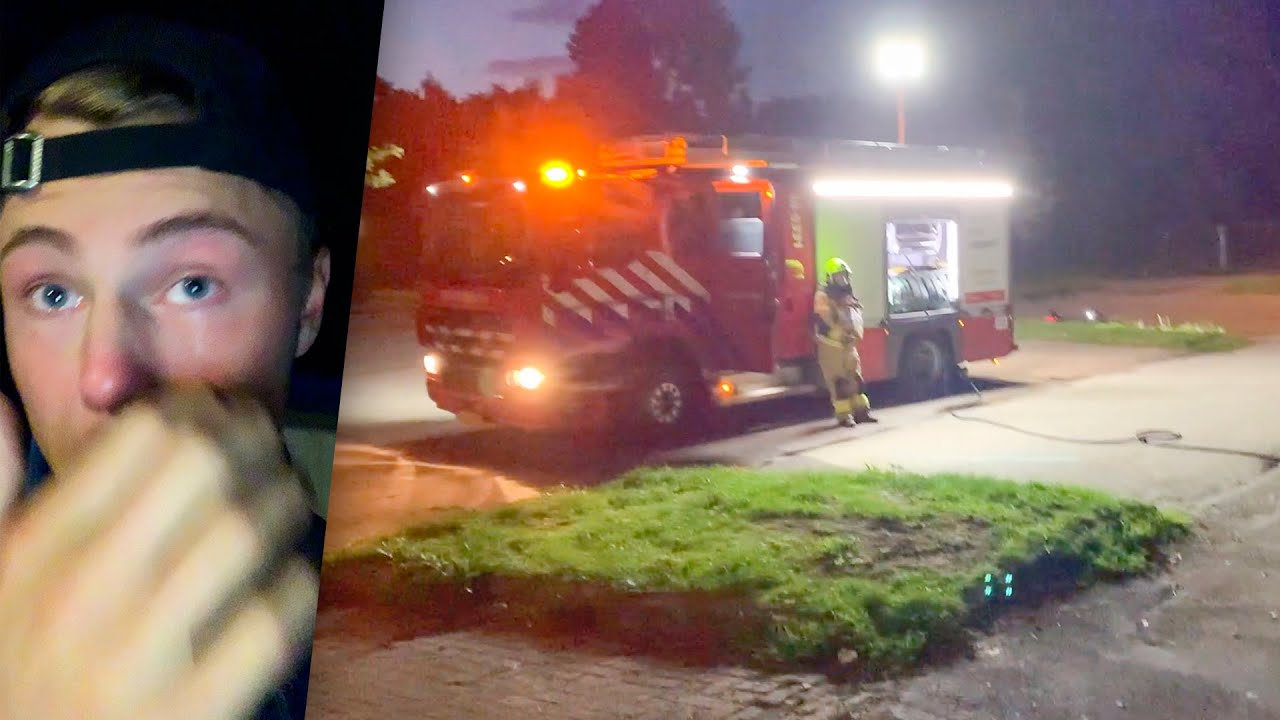 MIJN AUTO WAS VOLLEDIG AFGEBRAND..