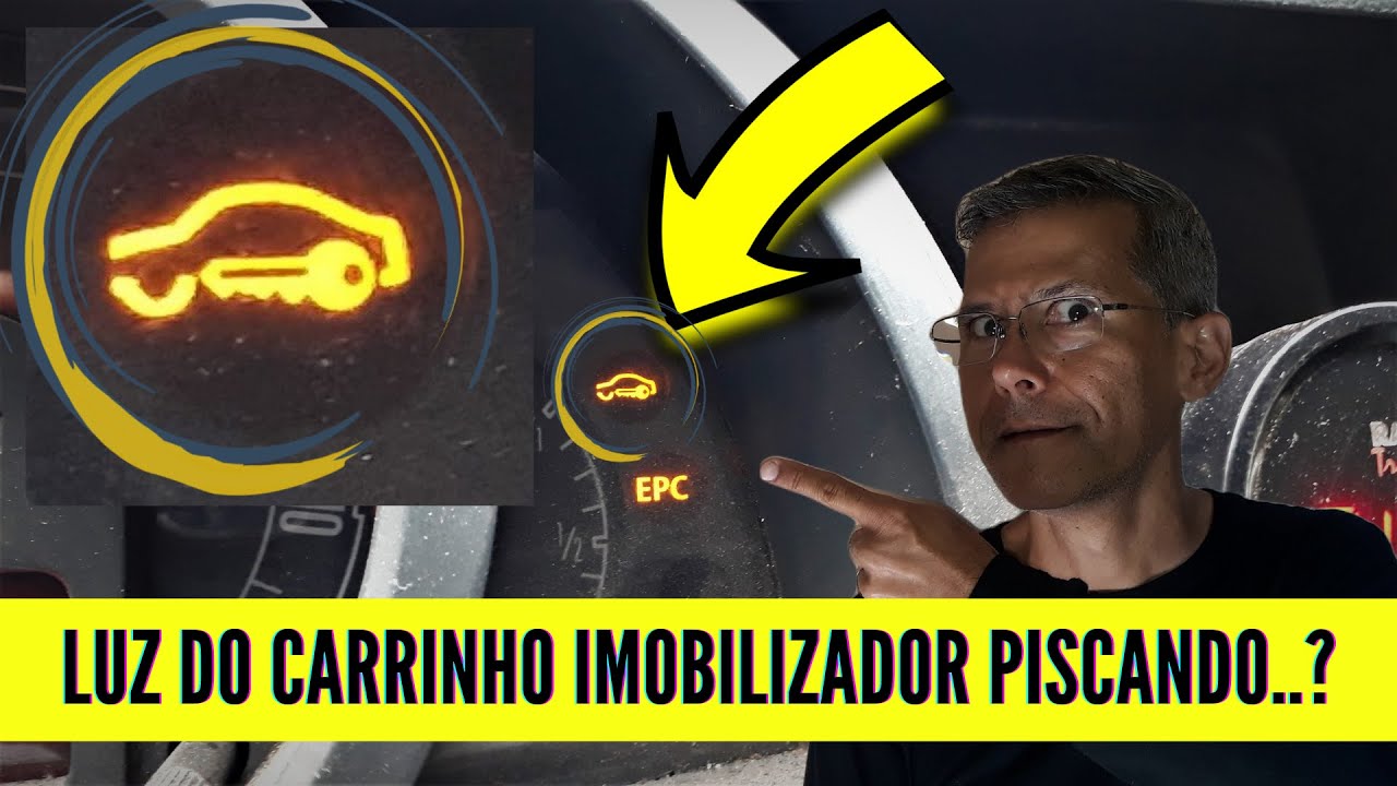 Luz do carrinho imobilizador piscando?