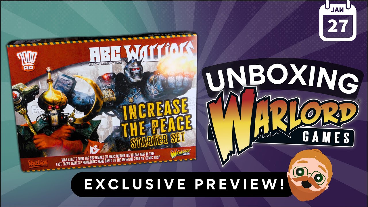 Unboxing ABC Warriors from Warlord Games!