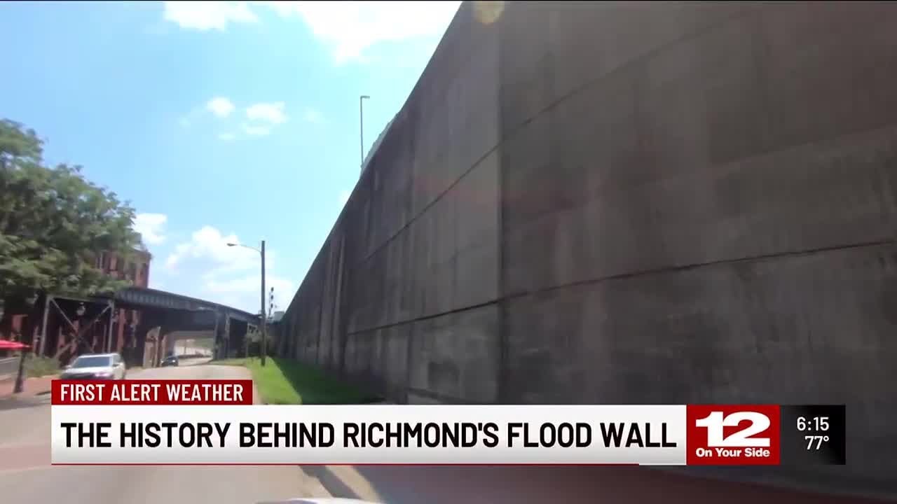 The history behind Richmond's Flood Wall