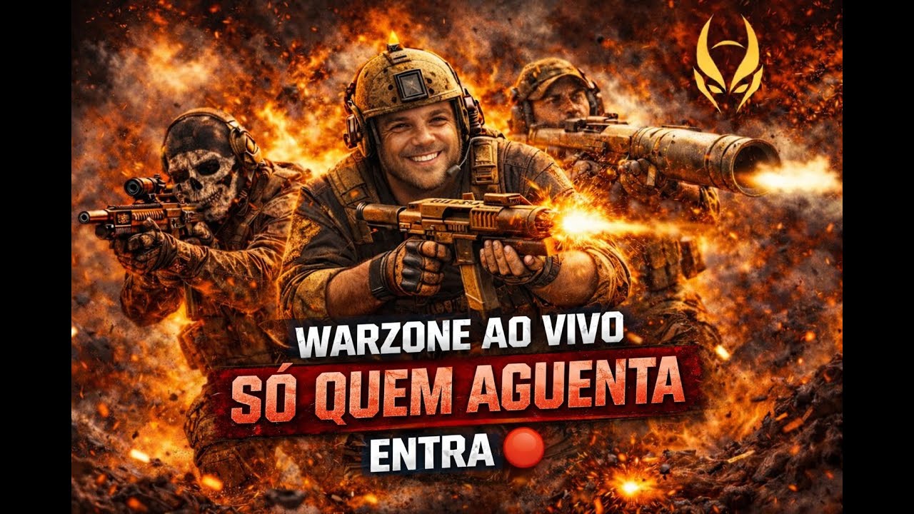 🔥 WARZONE EM CHAMAS 🔥 | Squad agressivo, bala cantando e resenha AO VIVO