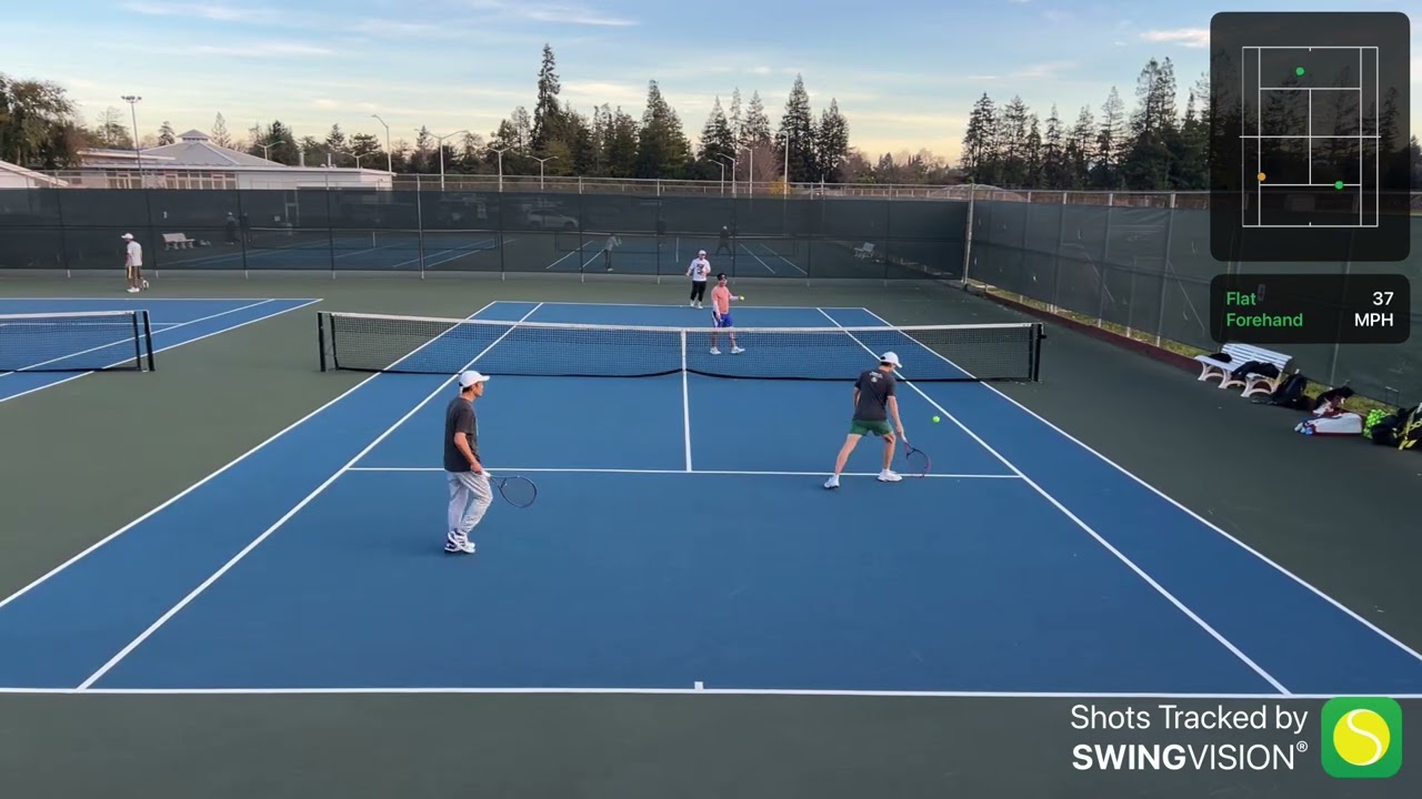 Team practice Wenxin/Rex vs Yan//Nanxuan