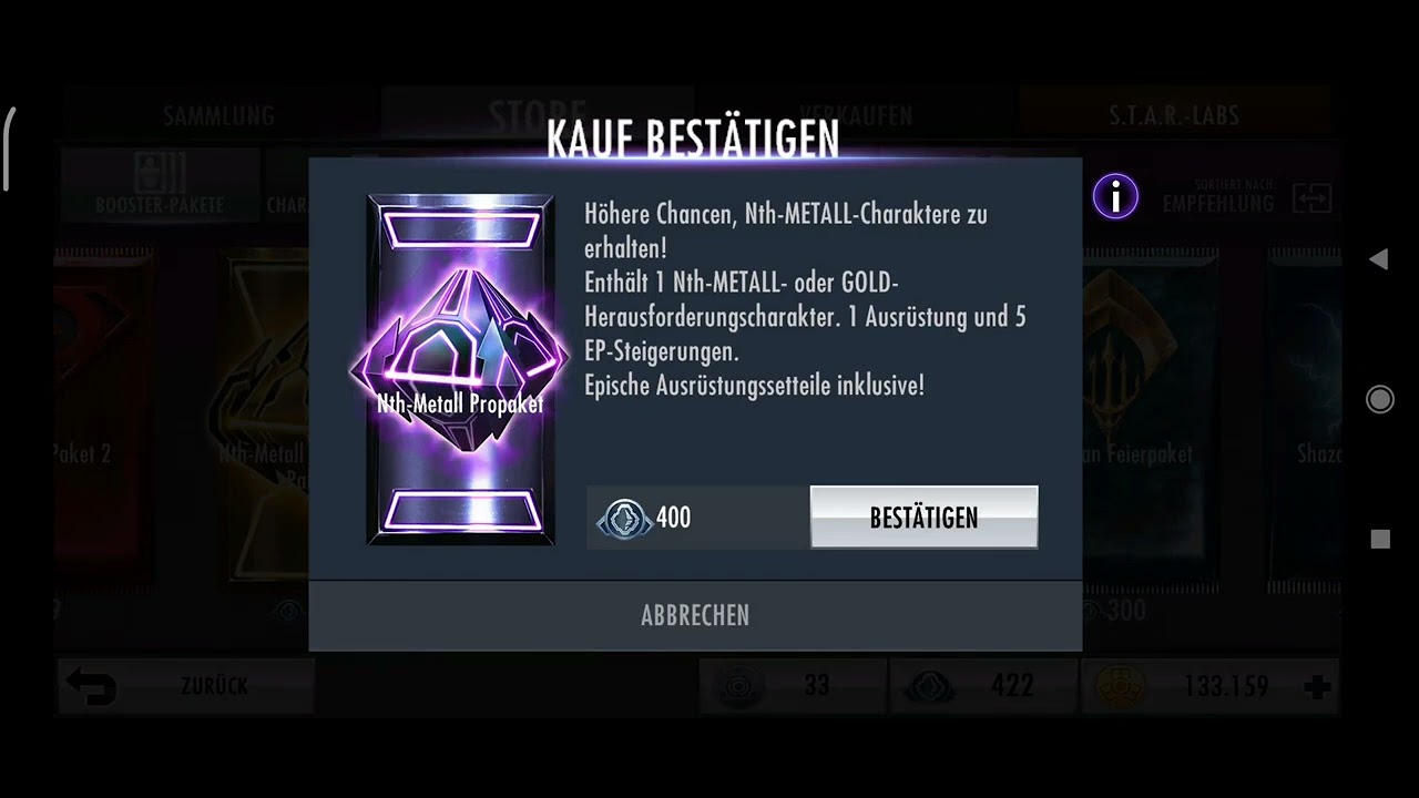 Injustice Mobile - My first Nth Metal Pro Pack