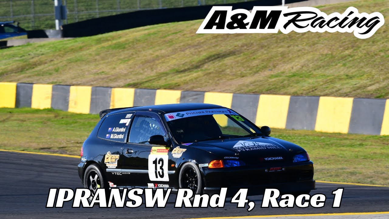 2024 IPRA NSW Round 4 Race 1 - 03.08.2024 - Matthew Giuntini #13 Honda Civic