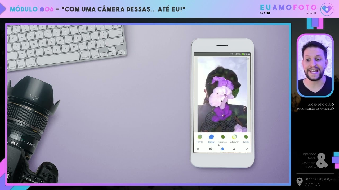 CURSO DE FOTOGRAFIA - AULA 42 - PRÁTICA SOBRE DUPLA EXPOSIÇÃO