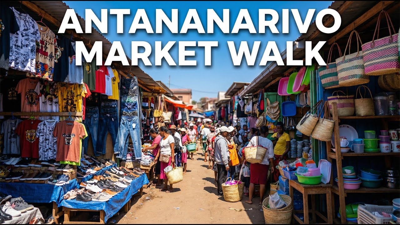 Walking Tour 2026 Part - 82 Antananarivo Madagascar 29-12-2025