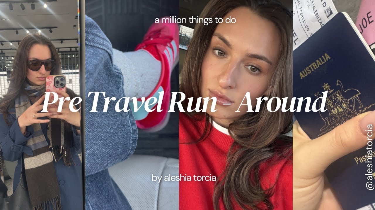 VLOG | The Pre Travel Run - Around