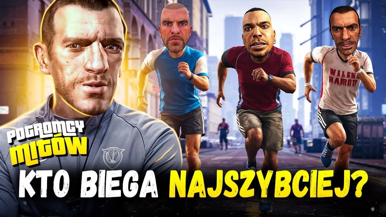 KTÓRY Z NICH MA NAJLEPSZY PARKOUR I BIEGA NAJSZYBCIEJ? | POGROMCY MITÓW GTA 4 S02EP44