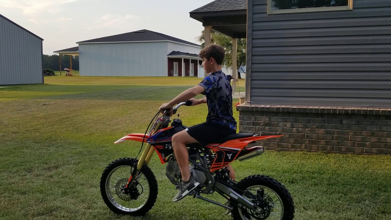 Tao Tao DBX1 140cc Dirt Pit Bike Muffler Swap How To with Links