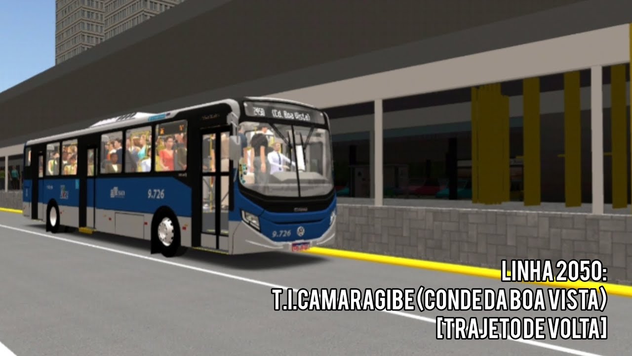LINHA 2050:T.I.CAMARAGIBE (CONDE DA BOA VISTA) [TRAJETO DE VOLTA]-PROTON BUS SIMULATOR