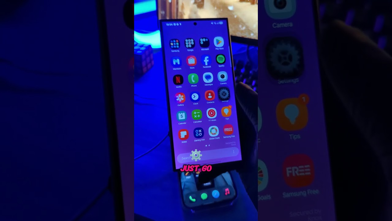 Edge lighting style on Samsung  #tipsandtricks #edgelighting #samsung #samsunggalaxy #android
