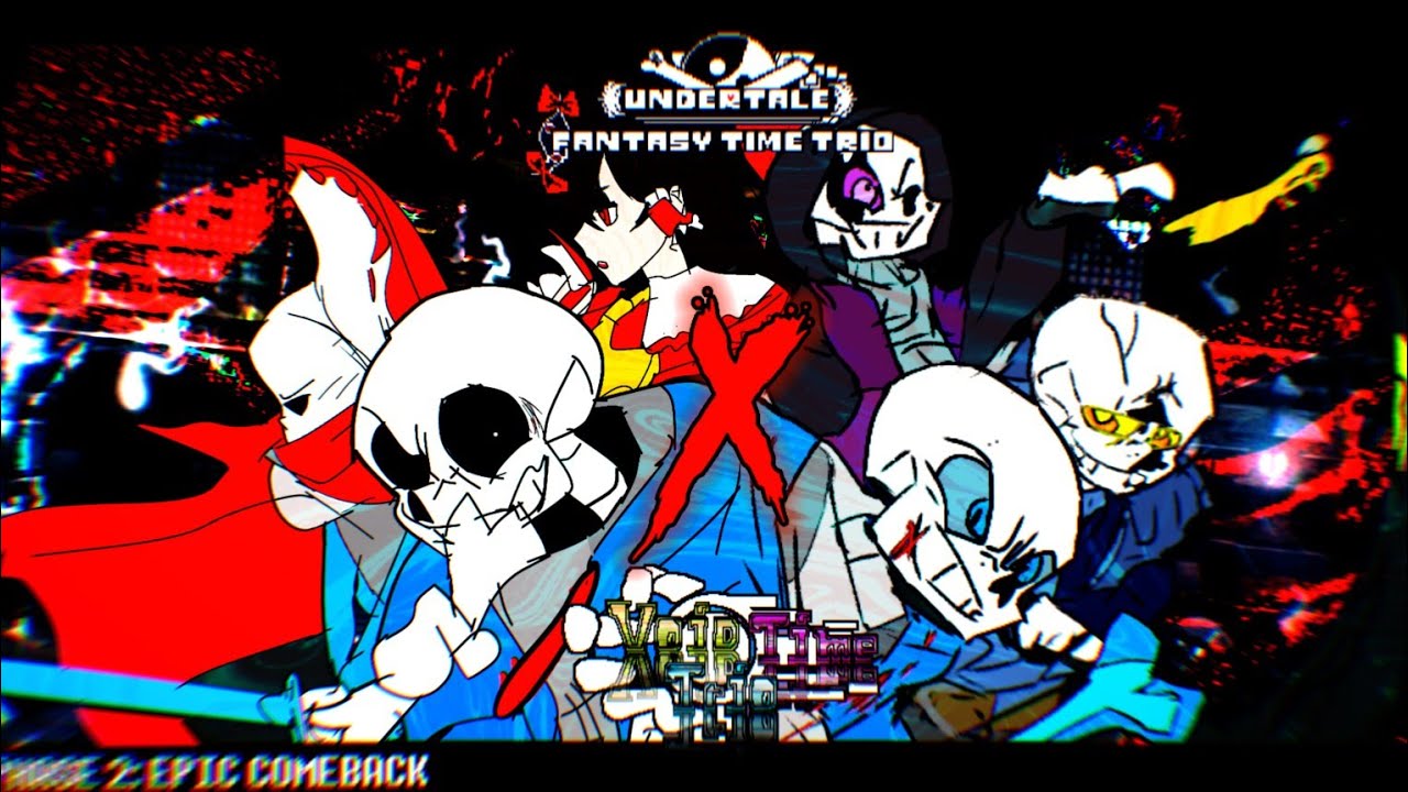 Undertale - Void time trio X Fantasy time trio Phase 2:Epic comeback (Animation)