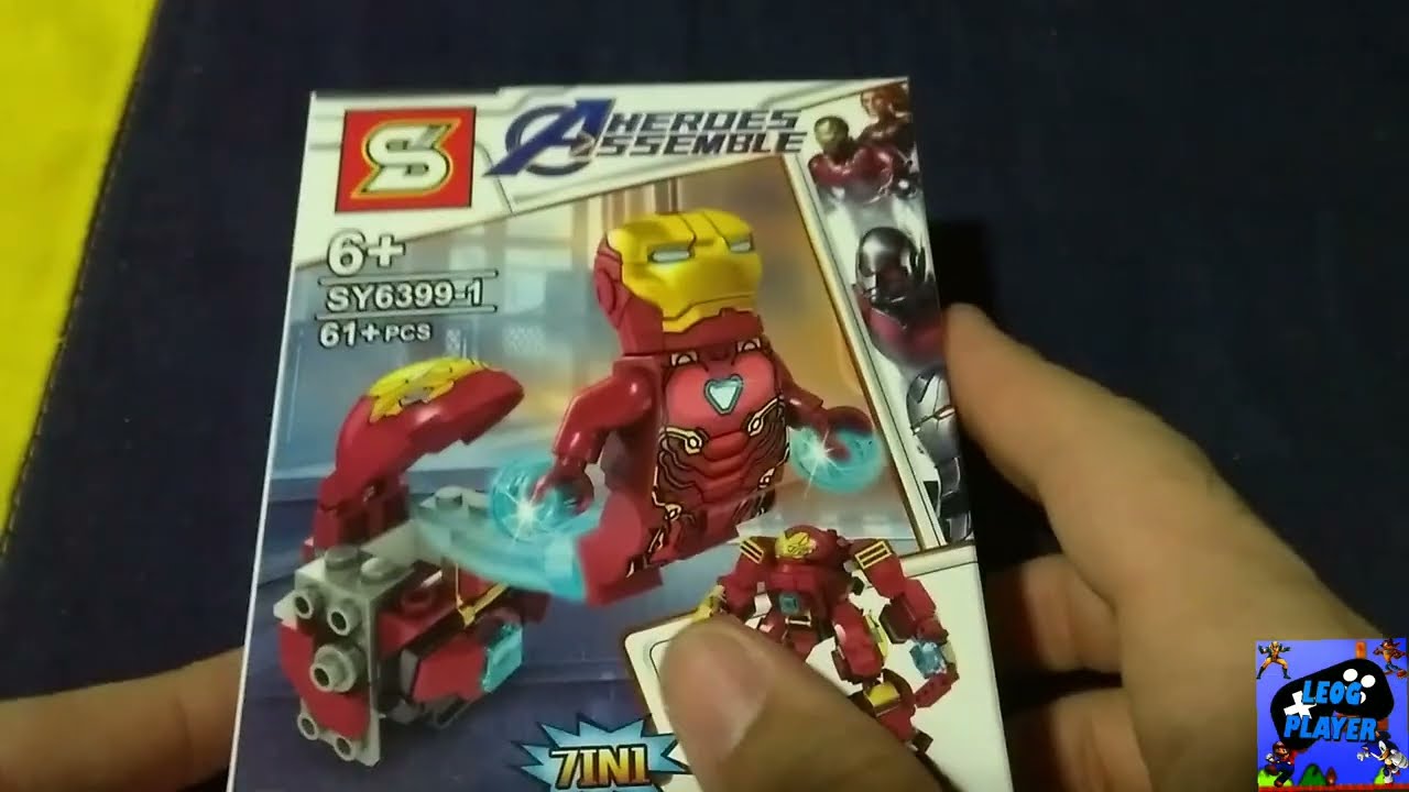 Unboxing: Lego (alternativo) Heroes assemble do Homem de Ferro(Armadura da guerra infinita)