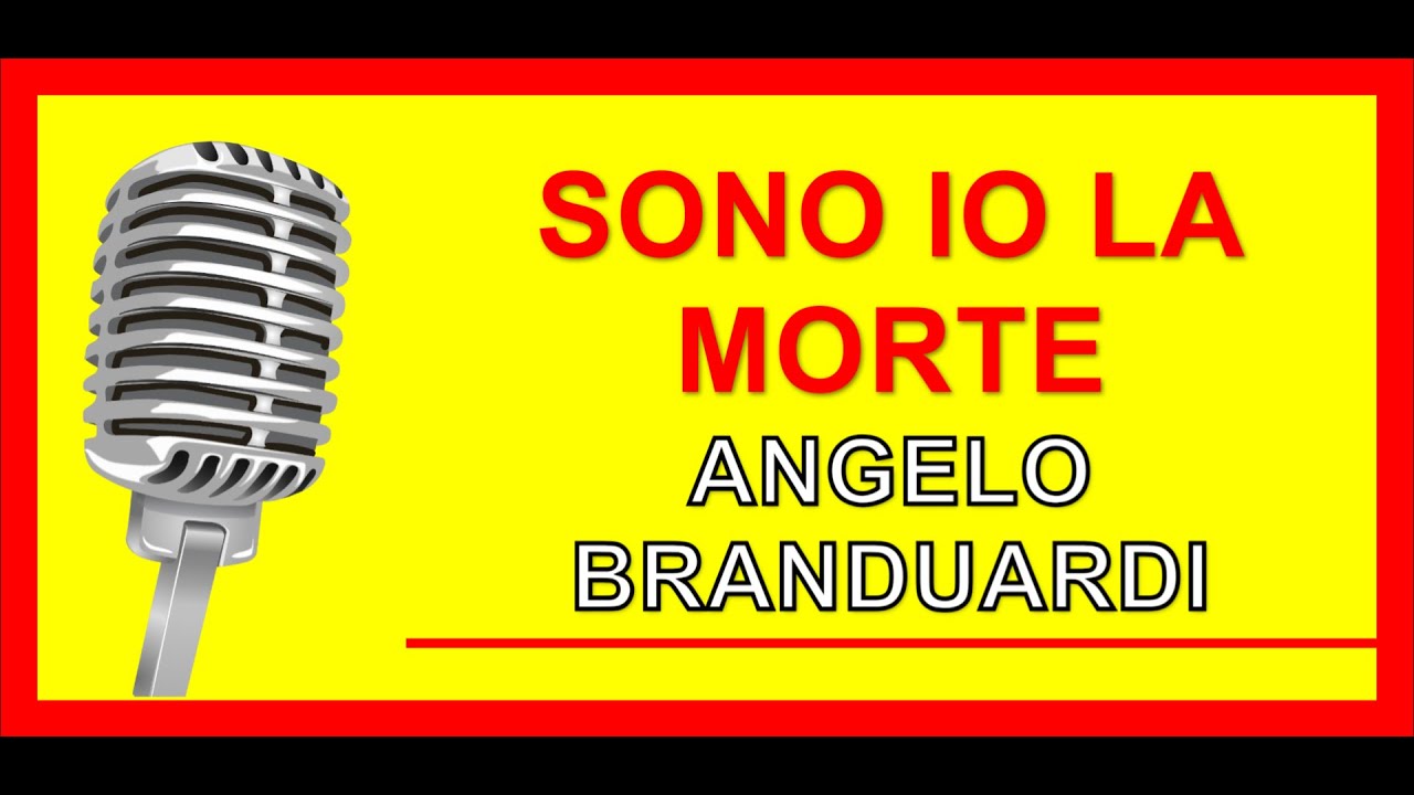 Angelo Branduardi   Sono Io La Morte   Karaoke