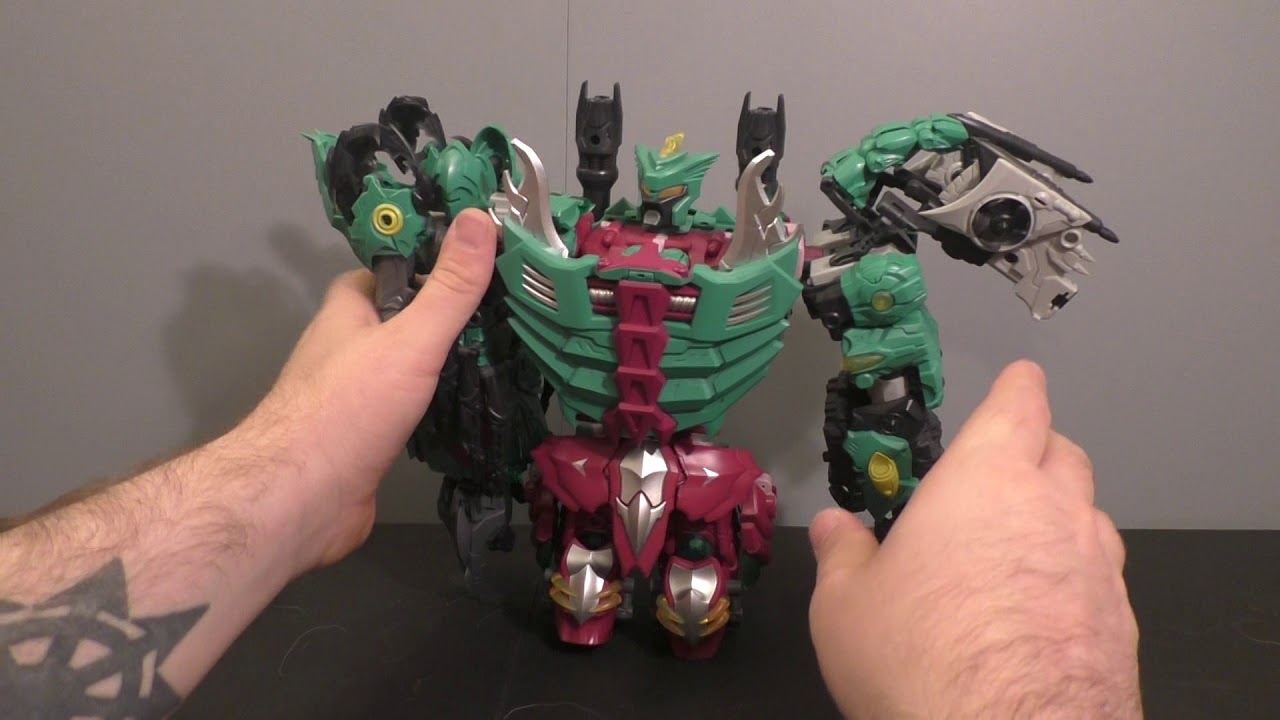 Transformers review TFC Poseidon part 9 Piranacon combine mode