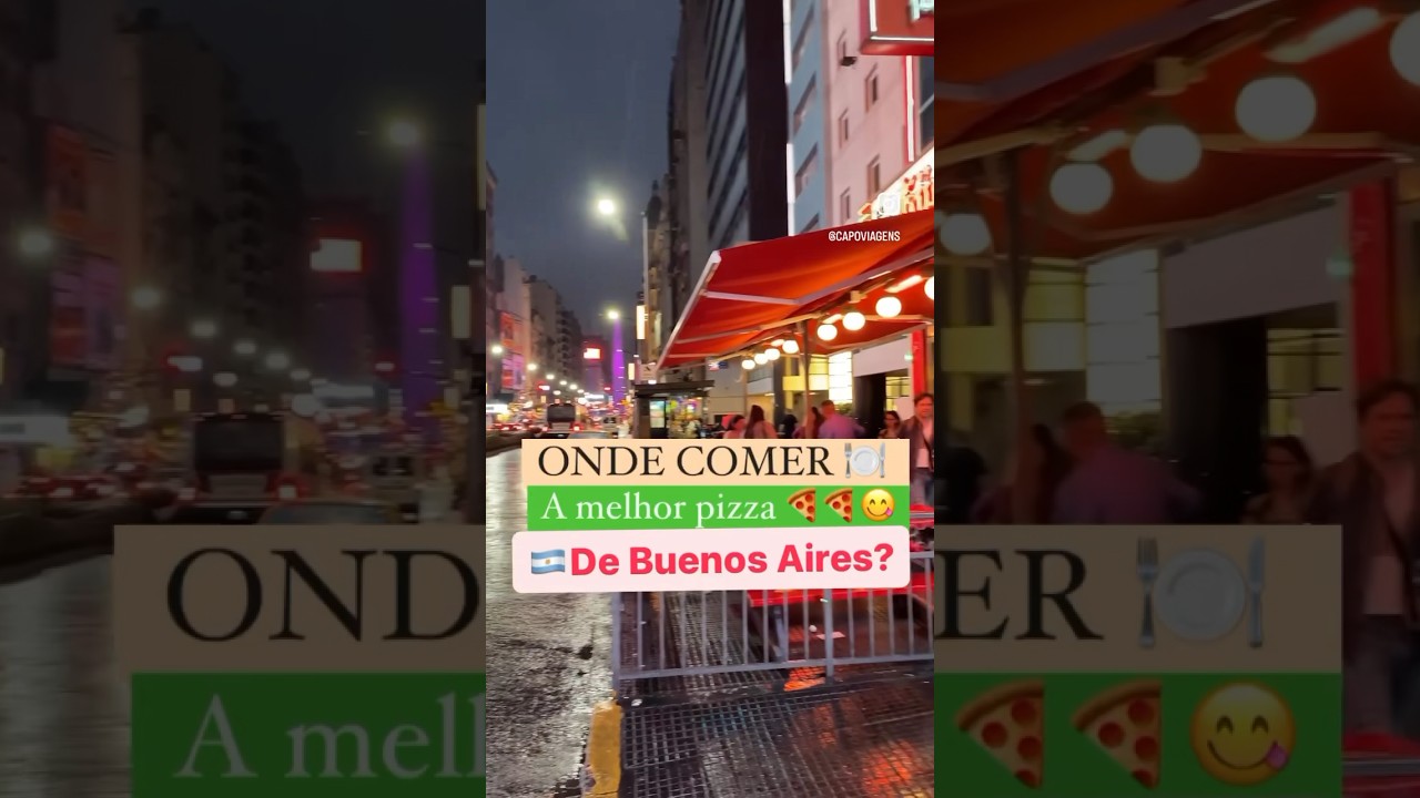 ONDE COMER PIZZA EM BUENOS AIRES ?🍕🍕2023