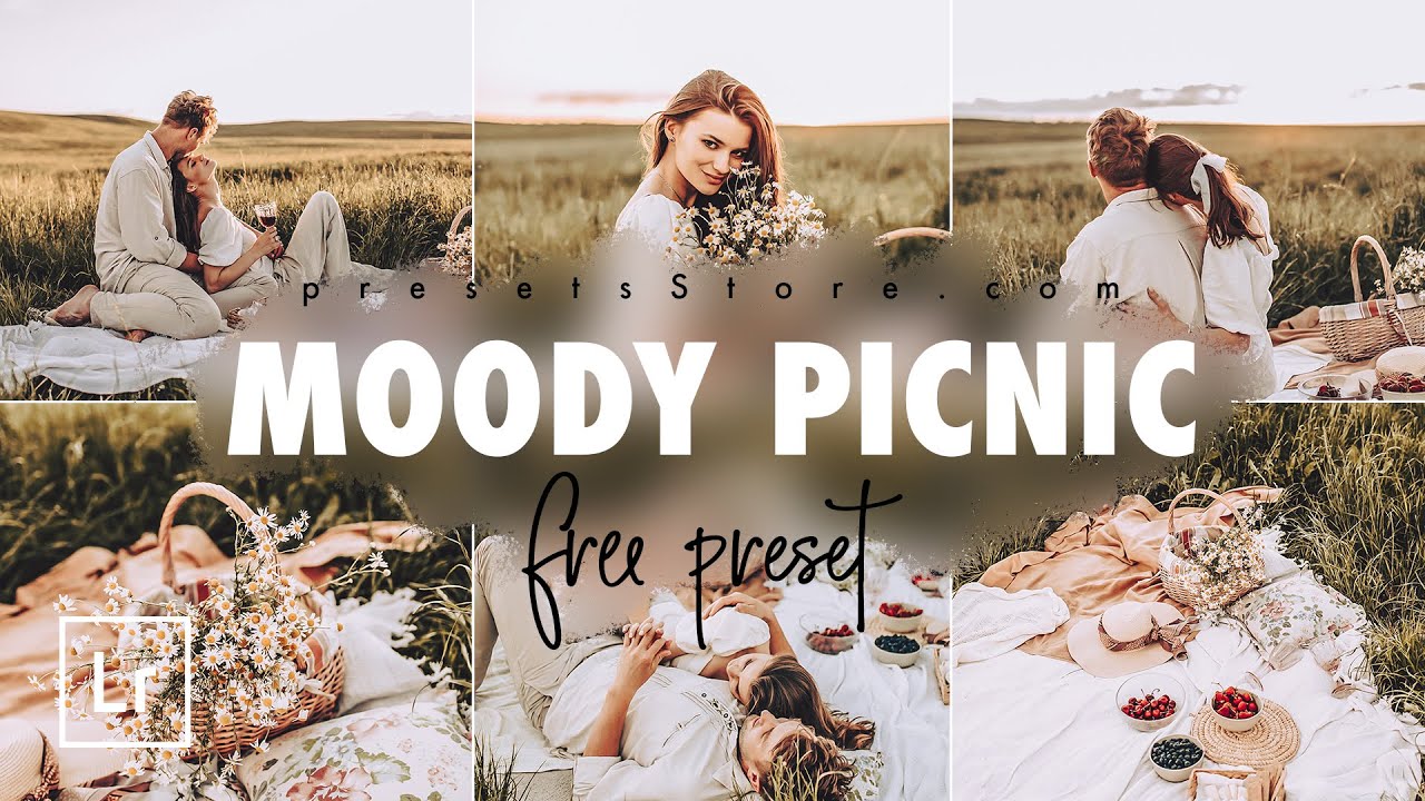 Moody Picnic — Бесплатный Пресет Лайтрум | Пошагово | DNG | Природа Пресет | Драма Пресет