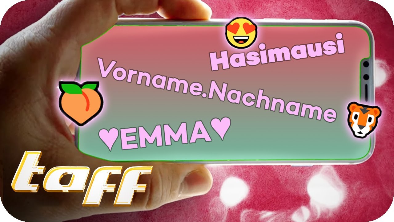 Was sagt der Kosename im Handy über die Beziehung aus? | taff | ProSieben